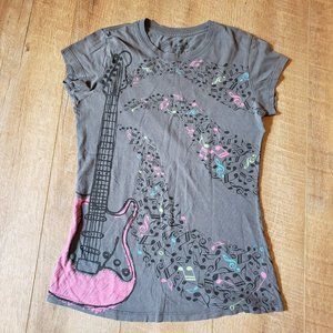 Bitter Sweet XL Guitar Graphic T-Shirt